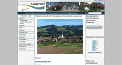 Desktop Screenshot of lauperswil.ch
