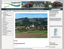 Tablet Screenshot of lauperswil.ch